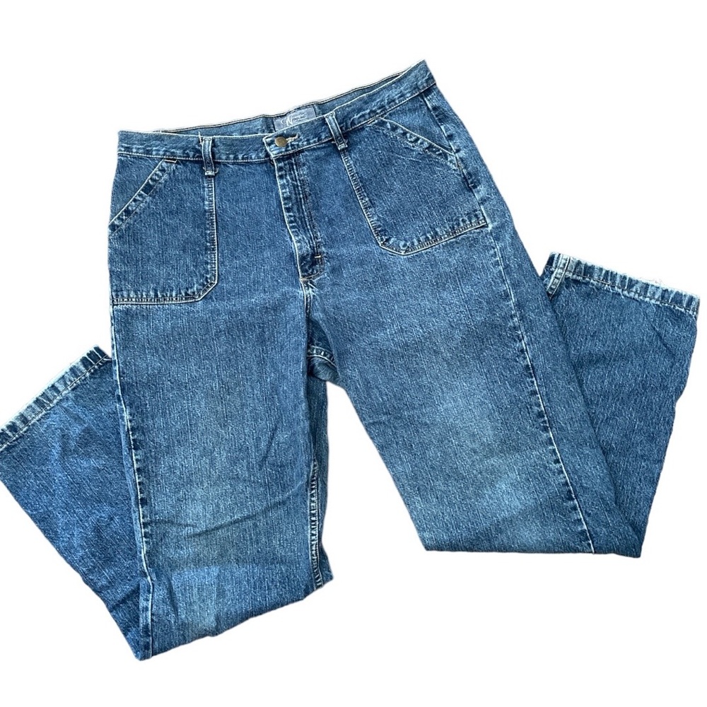 Vintage Wrangler for Women High Waist Jeans Large Front Pockets 34x31”